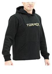 Black Hoody With 3D Embroidery