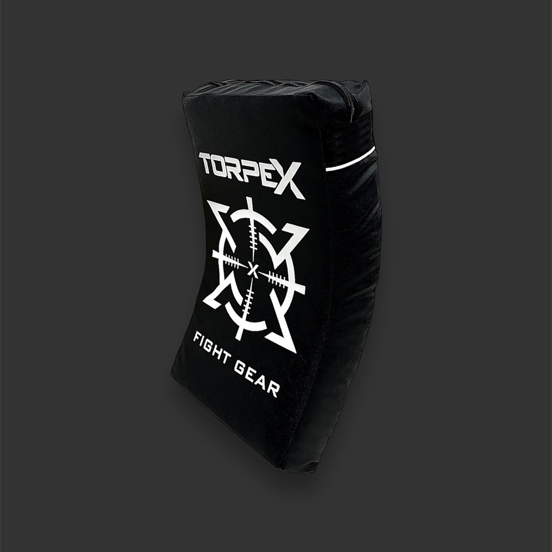 Handak Torpex Curved Kick Shield - Black – Torpex Sports