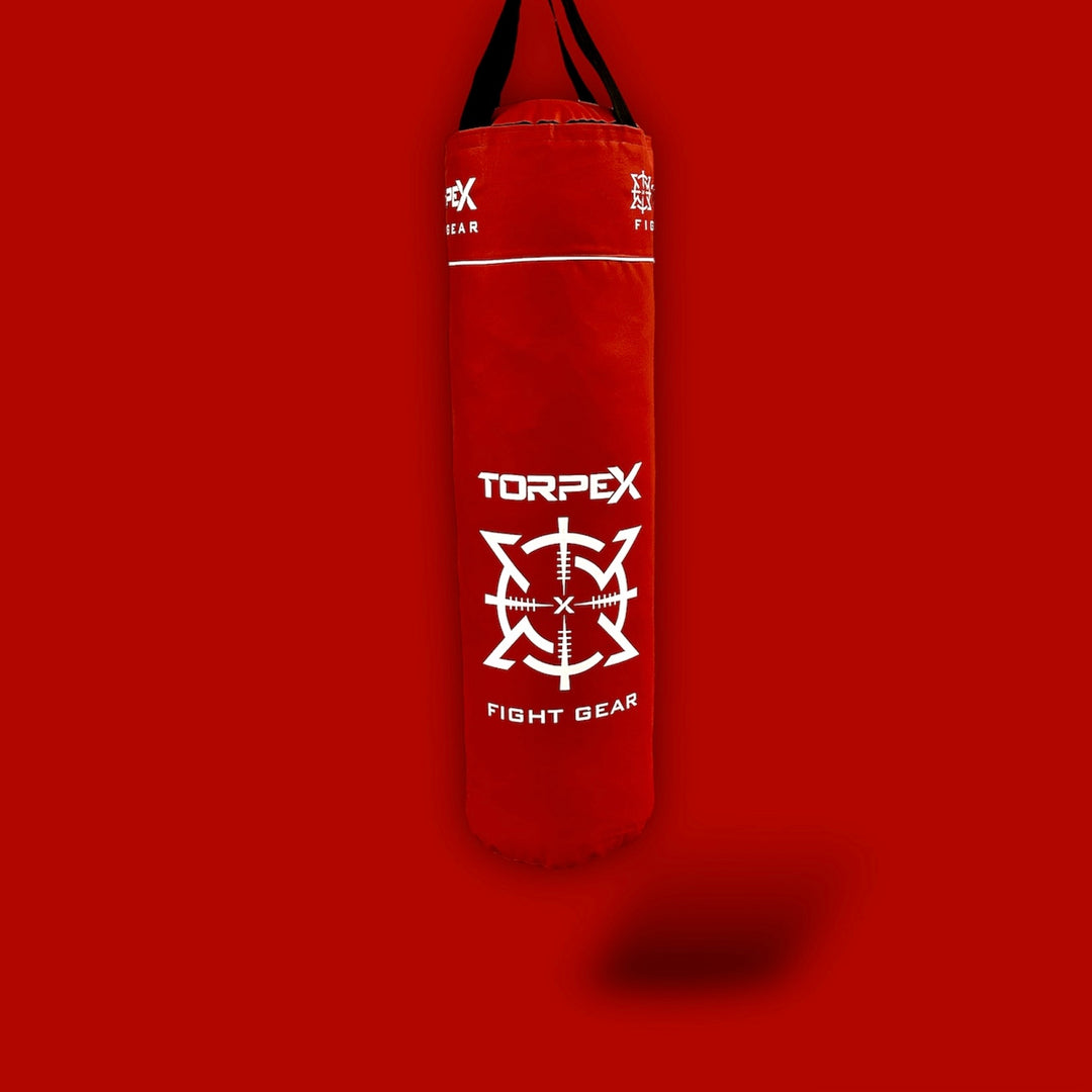 Handak Torpex Straight Hanging Punch Bag - Red (3 SIZES) – Torpex Sports