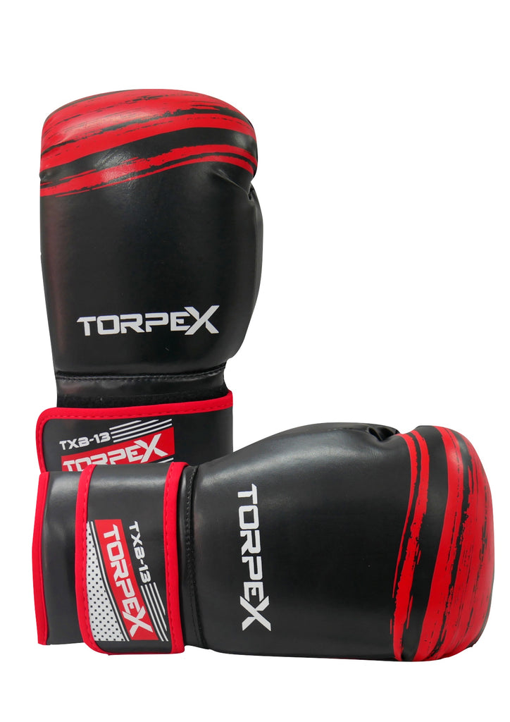 Essential Boxing Gloves - Black/Red – Torpex Sports