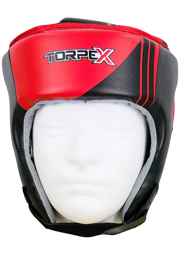 Elite Boxing Headguard - Black/Red