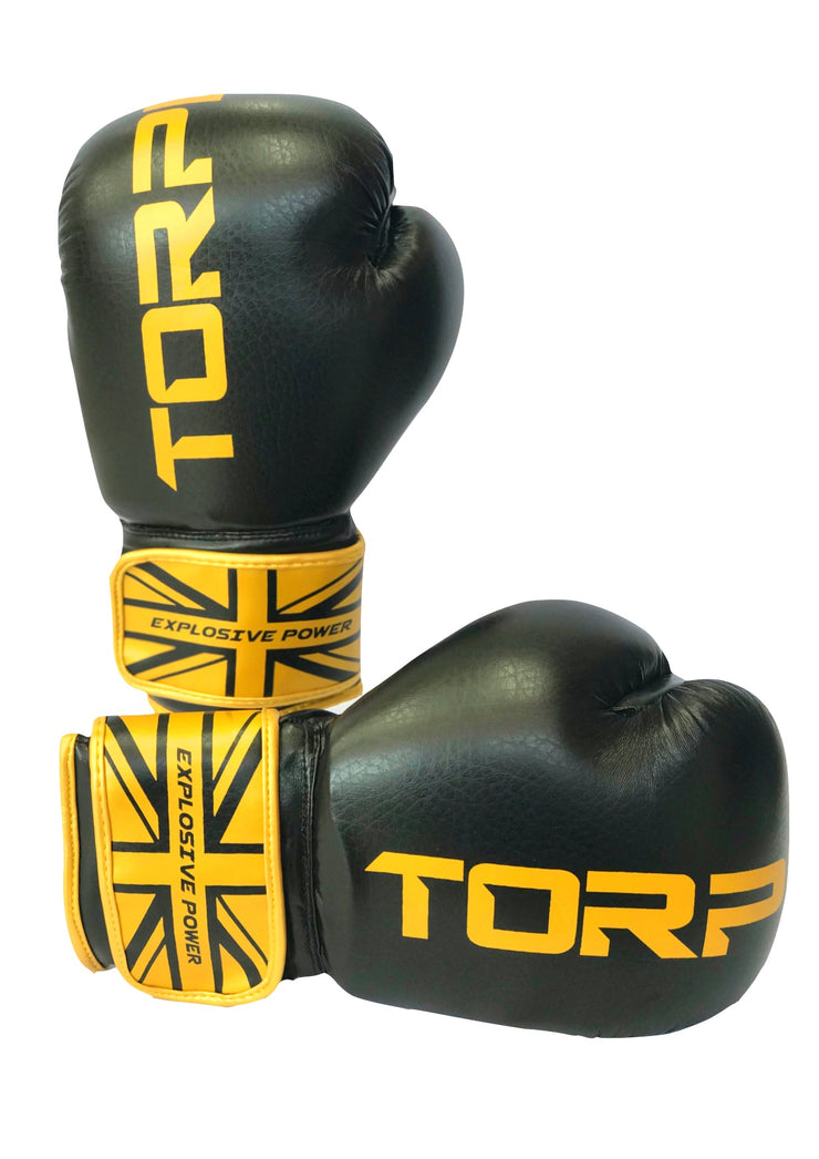 SignatureGold Boxing Gloves - Black
