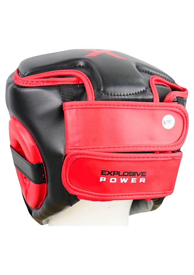 Elite Boxing Headguard - Black/Red