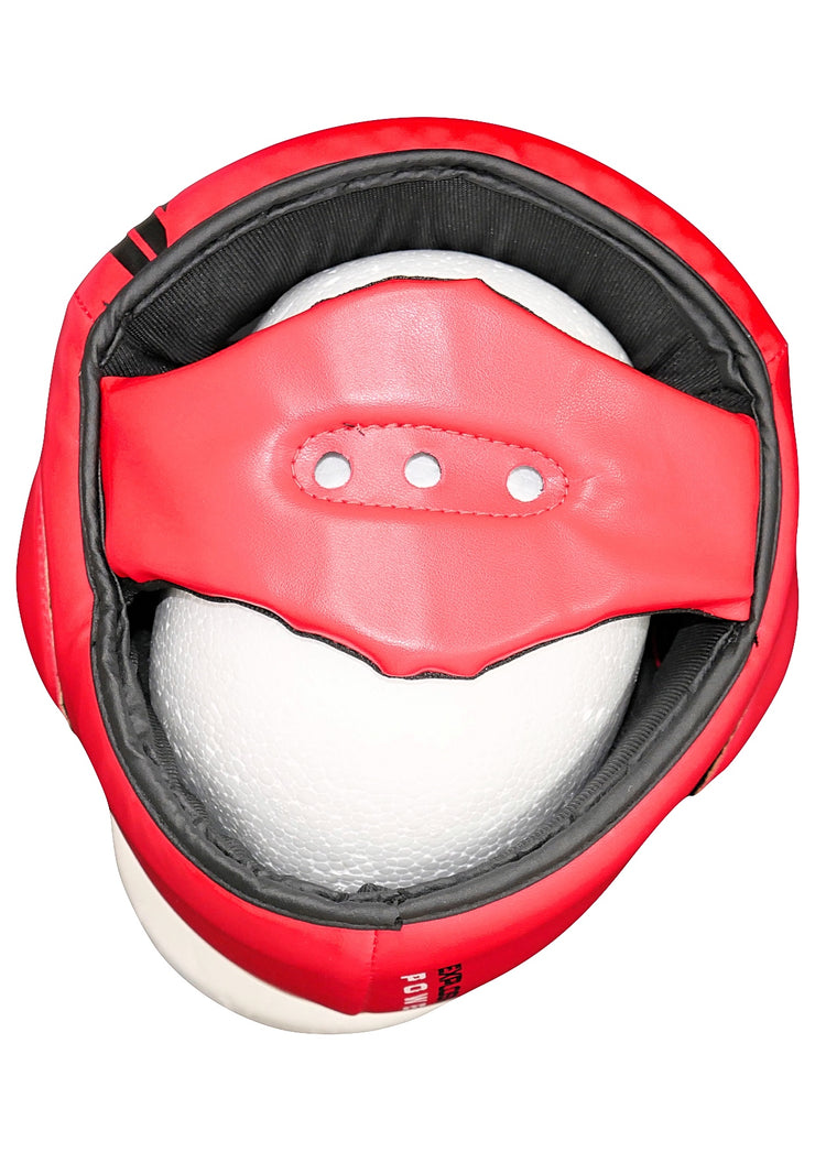 Elite Semi Contact Headguard - Black/Red