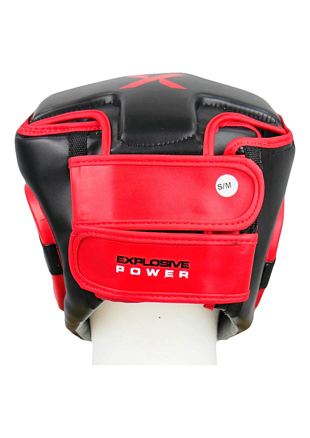 Elite Boxing Headguard - Black/Red