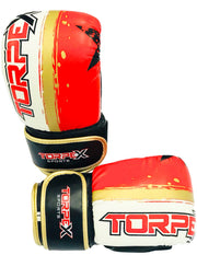 Red, White & Gold Bag Gloves