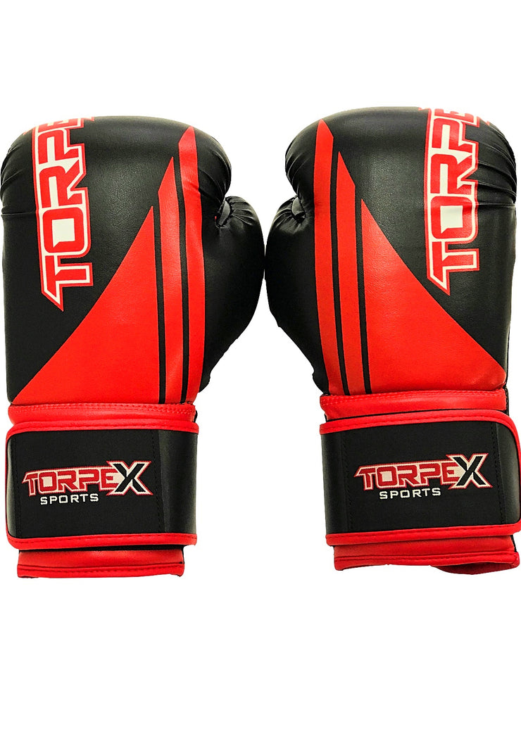 Elite Boxing Gloves - Black/Red