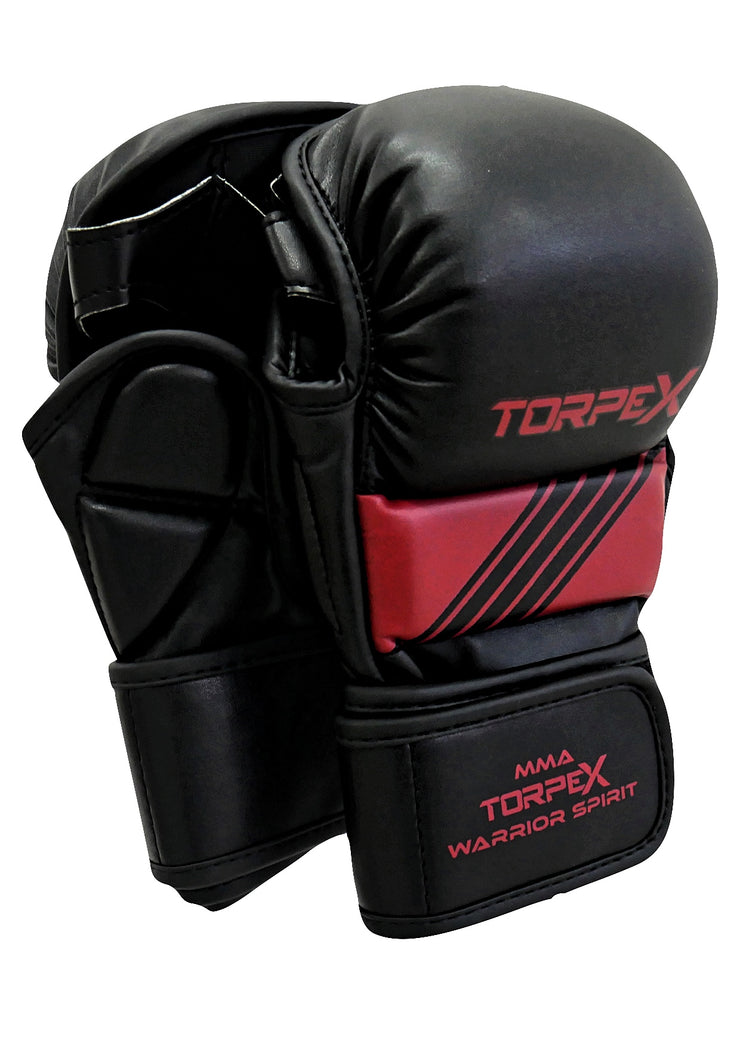 Torpex Black/Maroon MMA Gloves