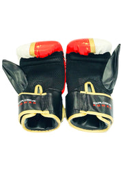 Red, White & Gold Bag Gloves