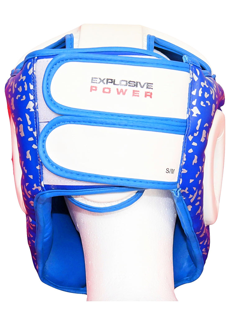 TX Contender Boxing Headguard - Blue