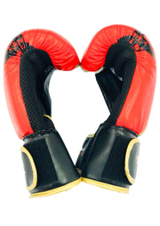 Red, White & Gold Bag Gloves