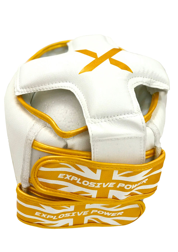 SignatureGold Headguard - White