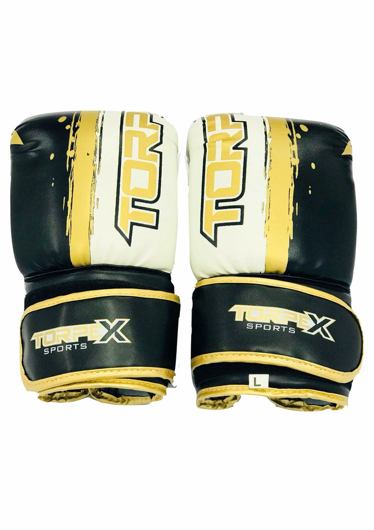 Black, White & Gold Bag Gloves