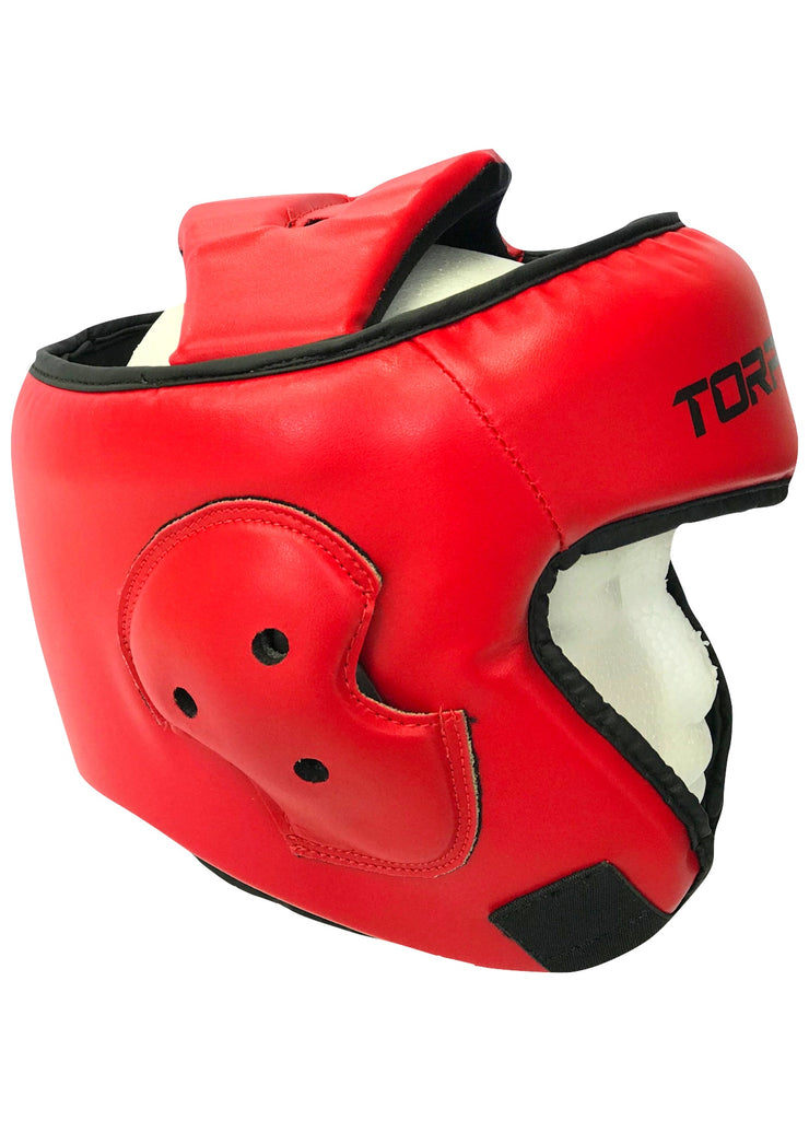 Elite Semi Contact Headguard - Black/Red