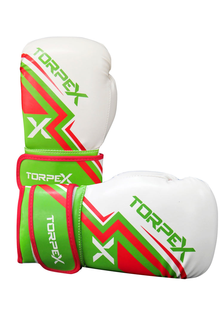Lightning Boxing Gloves - Green/Red