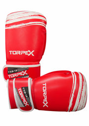 Essential Boxing Gloves - Red/White
