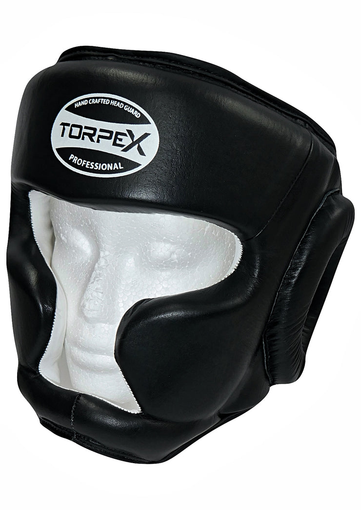 APEX Premium Leather Headguard  - Black