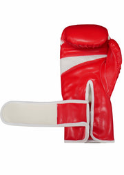 Essential Boxing Gloves - Red/White