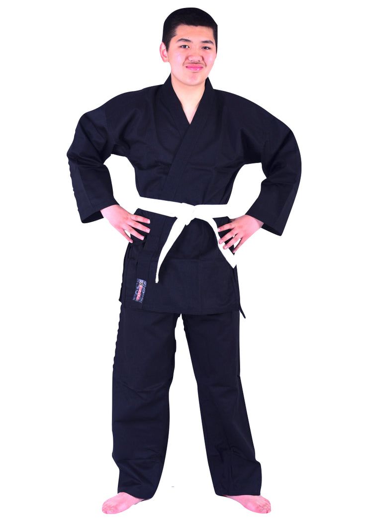 Black Karate Uniform 9oz