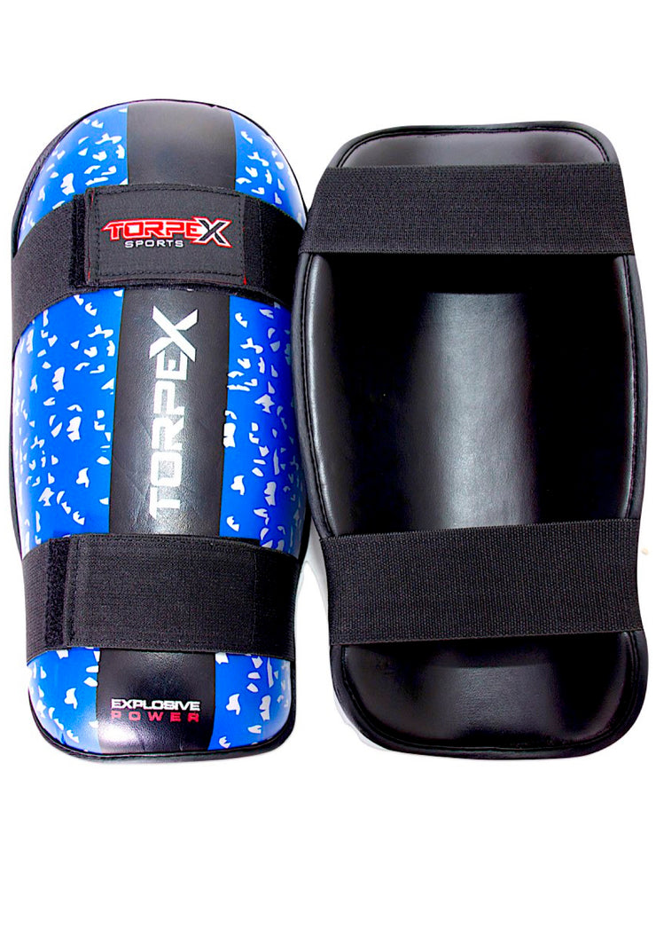 TX Contender Shin Guards - Blue