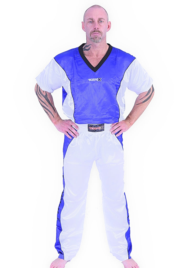Blue/White Kickboxing Uniform