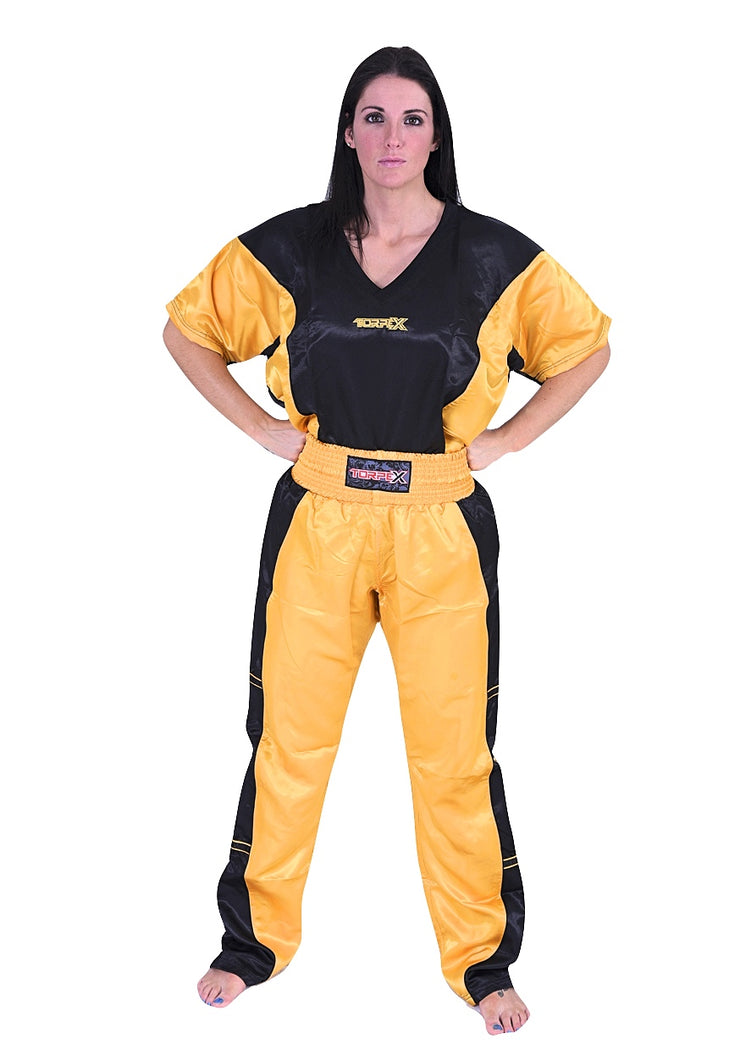 Black/Gold Kickboxing Uniform