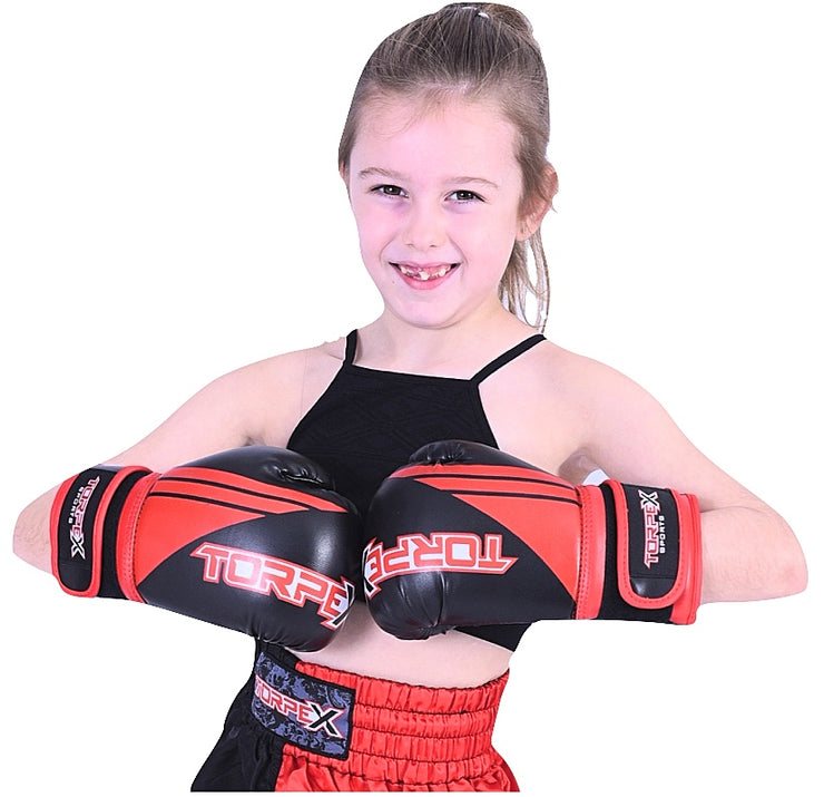 Elite Boxing Gloves - Black/Red